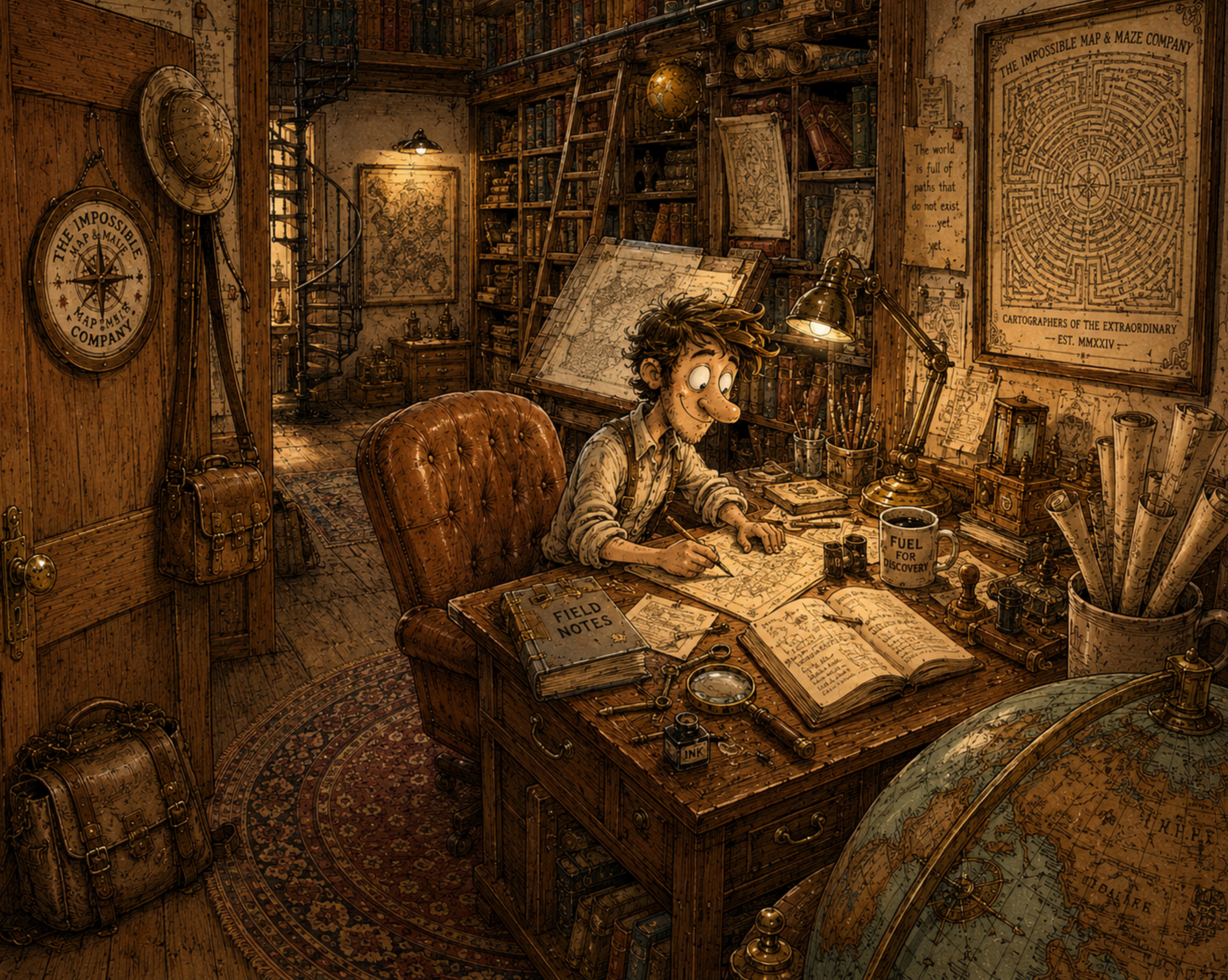 Capm Mac's cartographer office